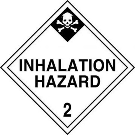 Accuform DOT PLACARD HAZARD CLASS 2  MPL205RM25 MPL205RM25